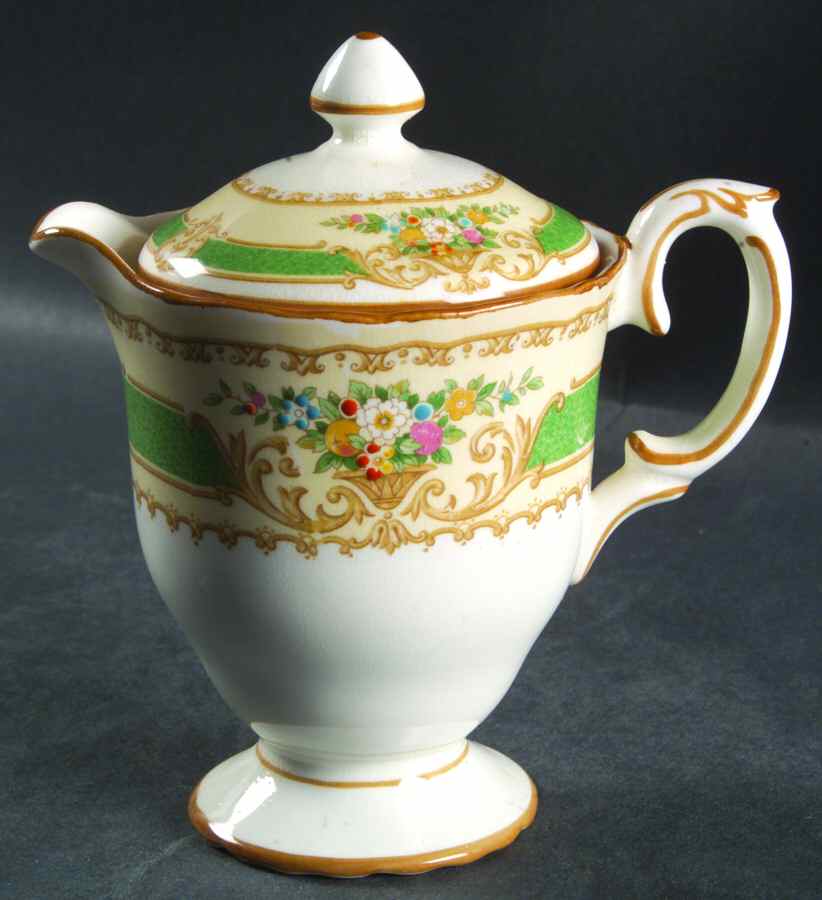 15645 Creamer & Lid by Crown Staffordshire-1
