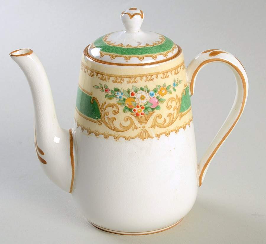 15645 Individual Coffee Pot & Lid by Crown Staffordshire-1