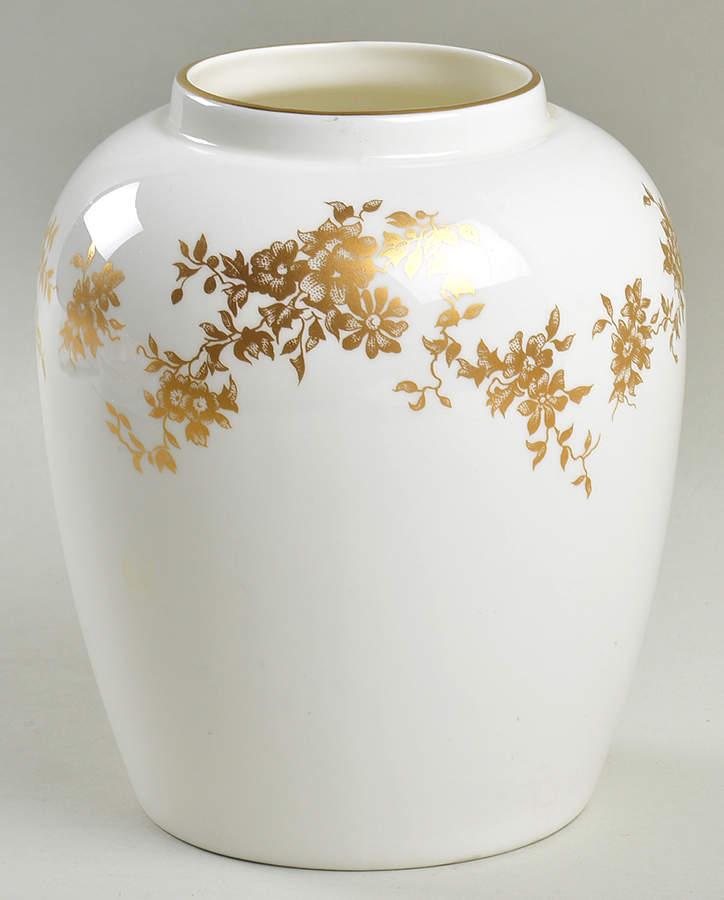 Aristocrat Large Ginger Jar No Lid by Crown Staffordshire-1