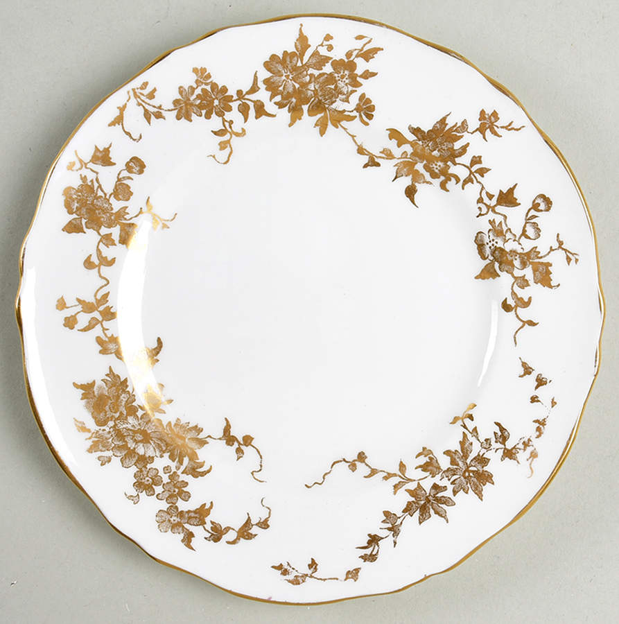Aristocrat Bread & Butter Plate by Crown Staffordshire-1