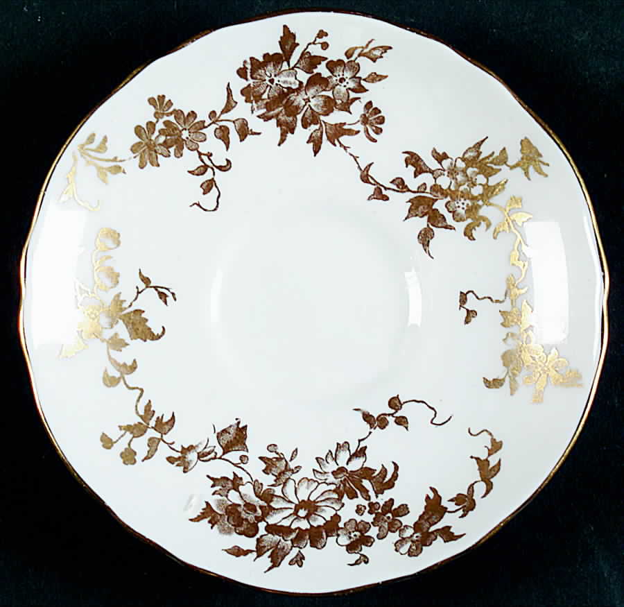 Aristocrat Saucer for Demitasse Cup by Crown Staffordshire-1