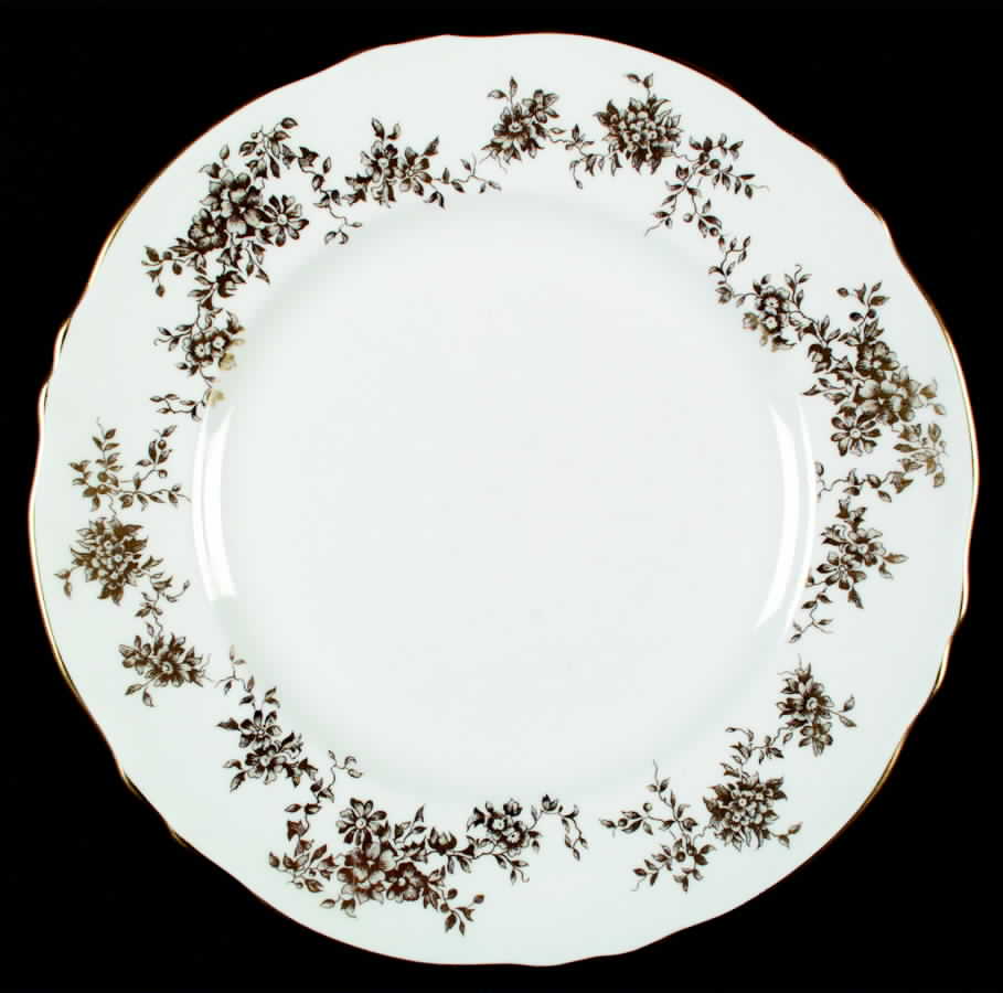 Aristocrat Dinner Plate by Crown Staffordshire-1