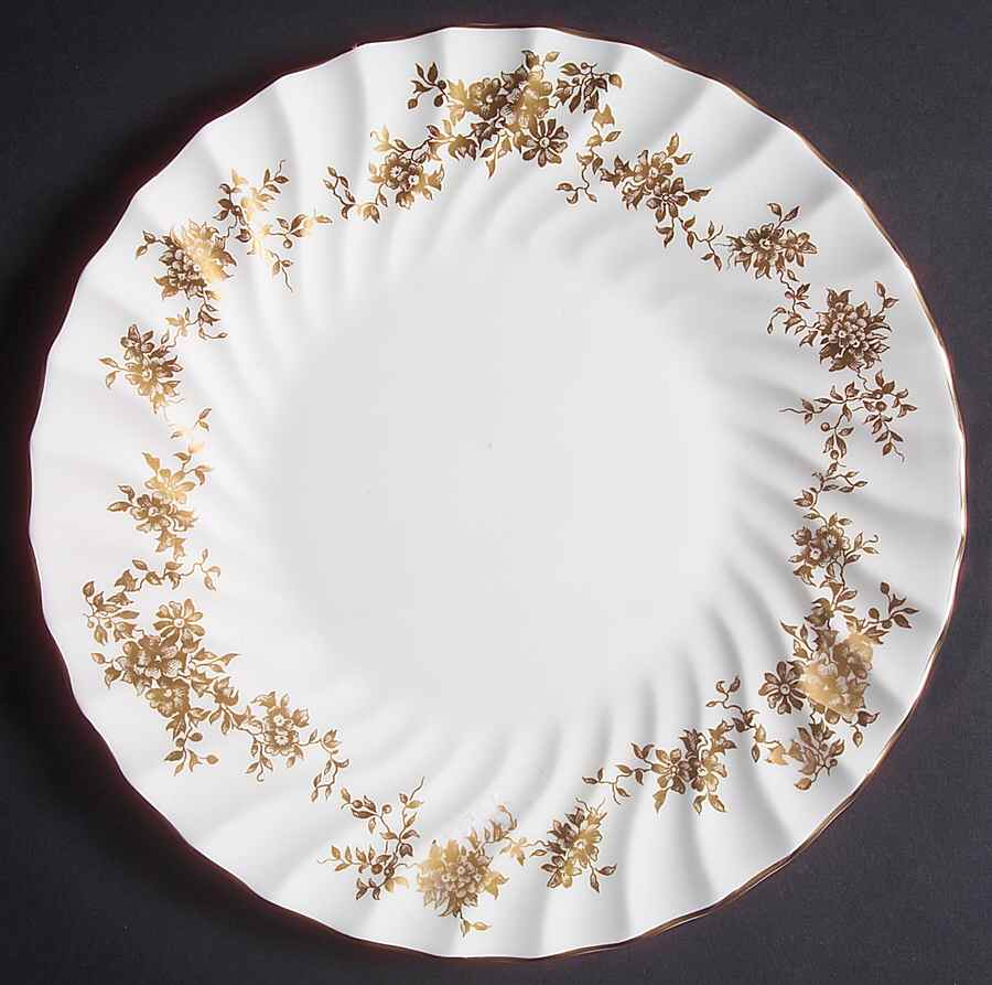Aristocrat Cake Plate by Crown Staffordshire-1