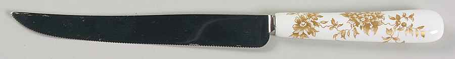 Aristocrat Cake Knife/Server with Stainless Blade by Crown Staffordshire-1