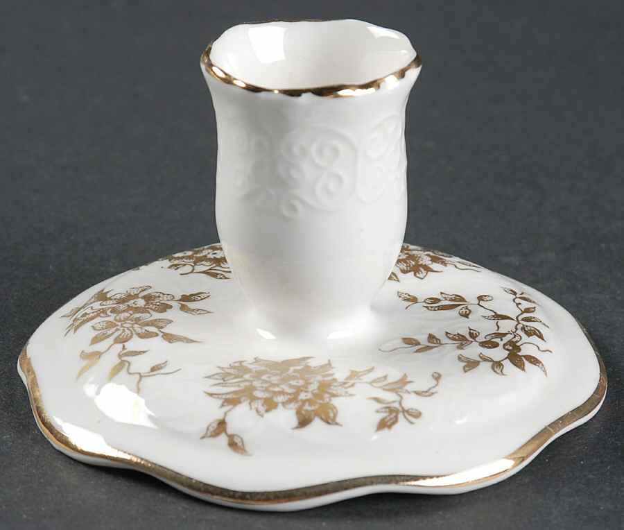 Aristocrat Single Light Candlestick by Crown Staffordshire-1