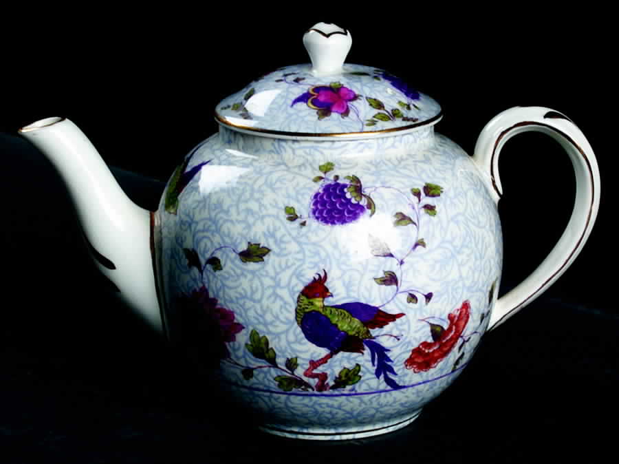 Bird of Paradise Mini Teapot & Lid by Crown Staffordshire-1