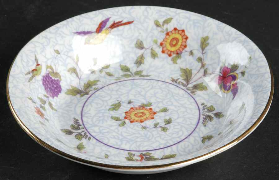 Bird of Paradise Fruit/Dessert (Sauce) Bowl by Crown Staffordshire-1