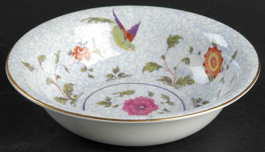 Bird of Paradise Coupe Cereal Bowl by Crown Staffordshire-1