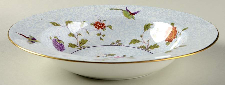 Bird of Paradise Rim Soup Bowl by Crown Staffordshire-1