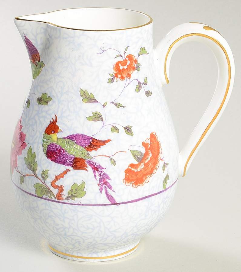 Bird of Paradise Creamer by Crown Staffordshire-1