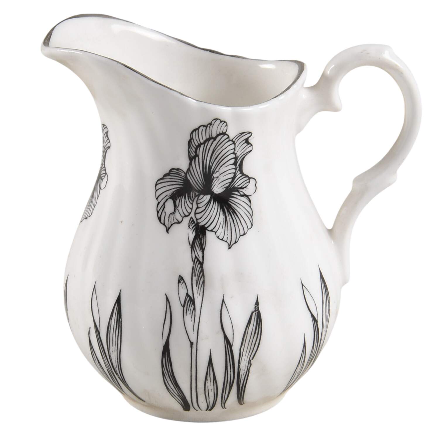 Black Iris Mini Creamer by Crown Staffordshire-1