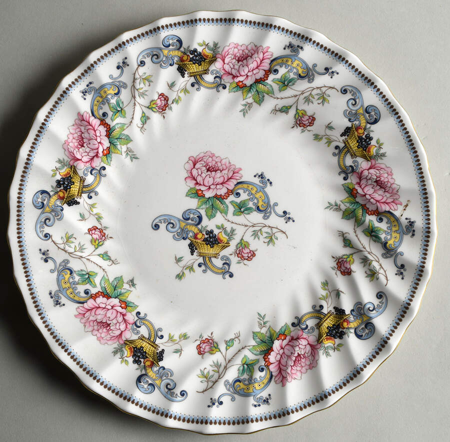 Chelsea Manor Dinner Plate by Crown Staffordshire-1