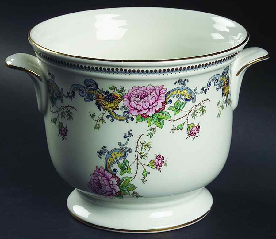 Chelsea Manor Small Cachepot by Crown Staffordshire-1