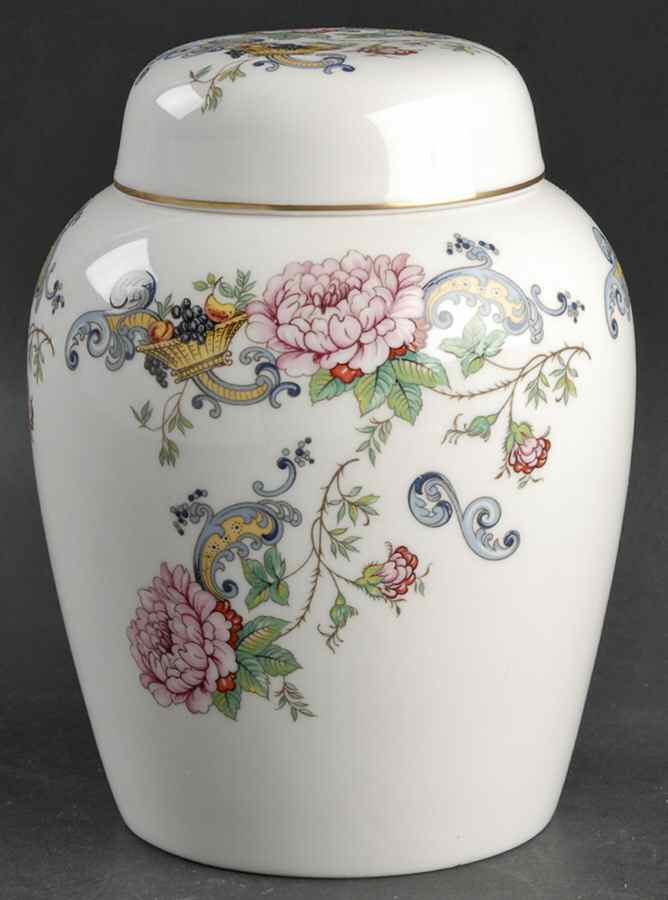Chelsea Manor Medium Ginger Jar & Lid by Crown Staffordshire-1