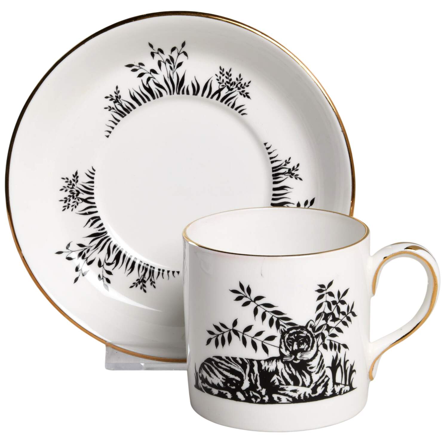 CRS3 Flat Cup & Saucer Set by Crown Staffordshire-1