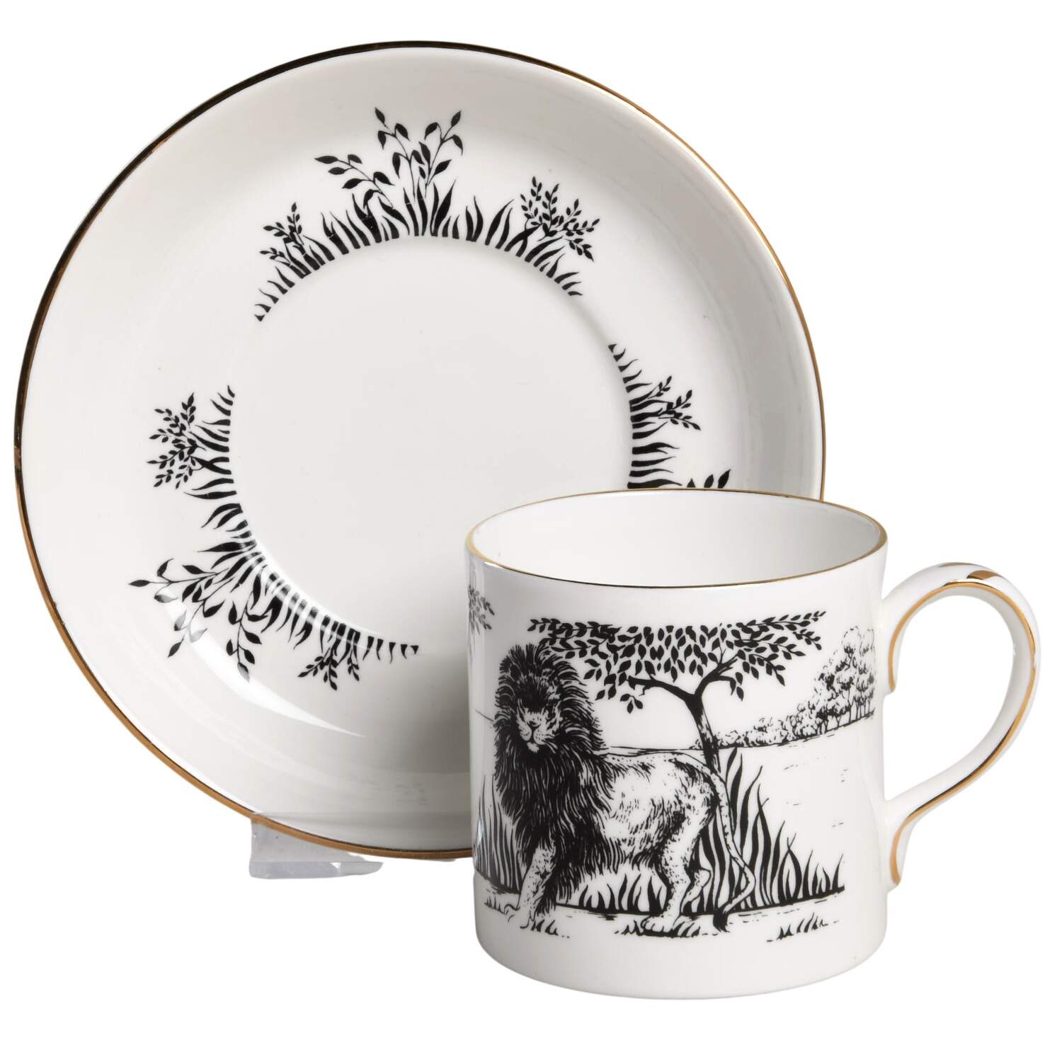 CRS3 Flat Cup & Saucer Set by Crown Staffordshire-1