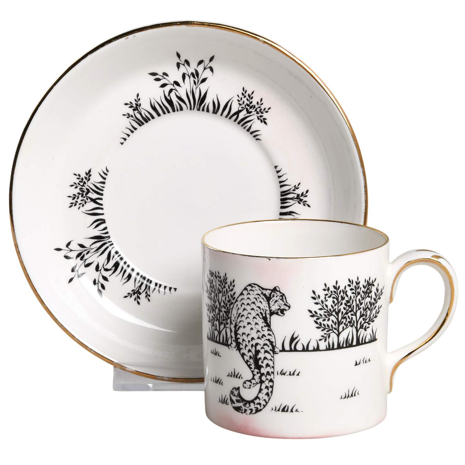 CRS3 Flat Cup & Saucer Set by Crown Staffordshire-1