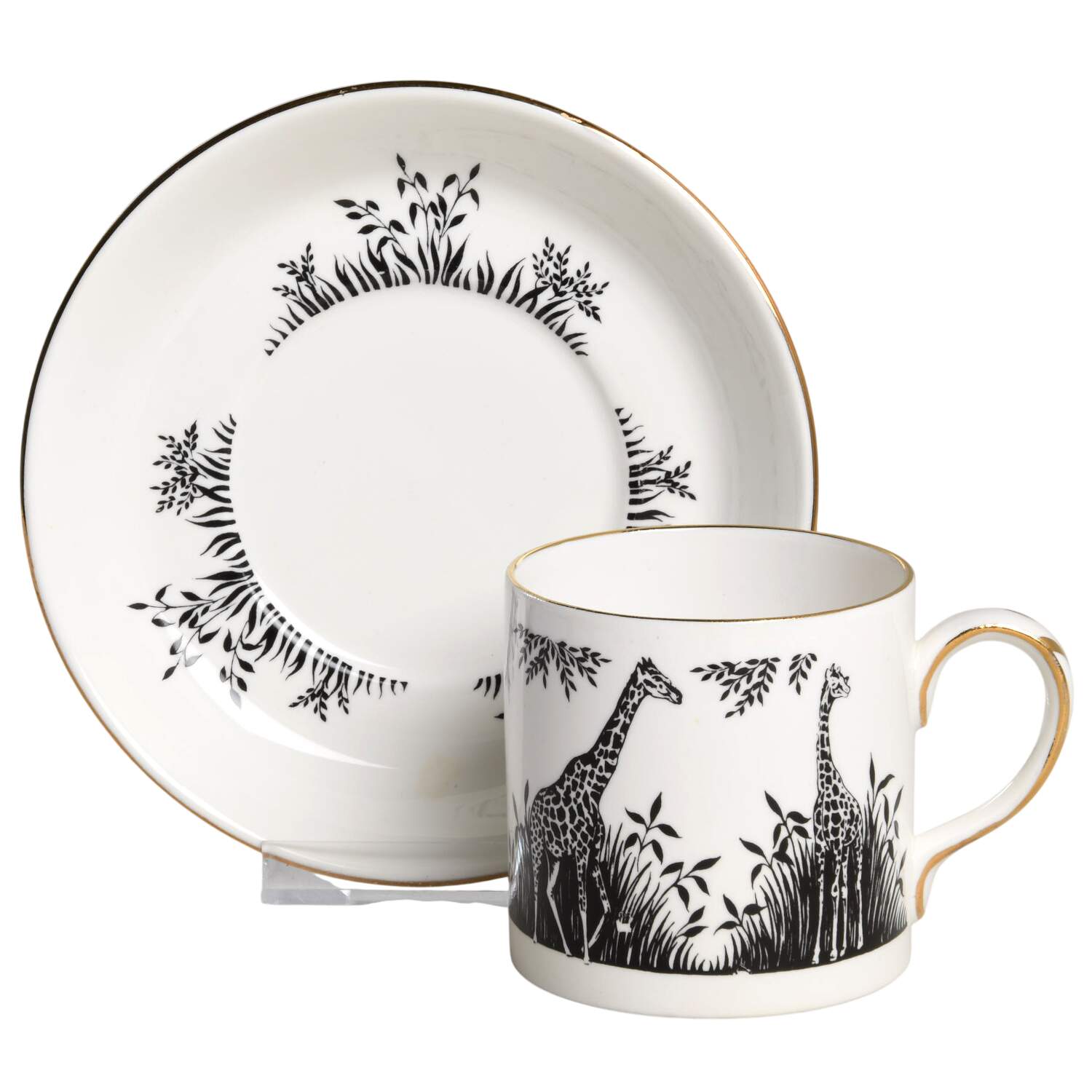 CRS3 Flat Cup & Saucer Set by Crown Staffordshire-1