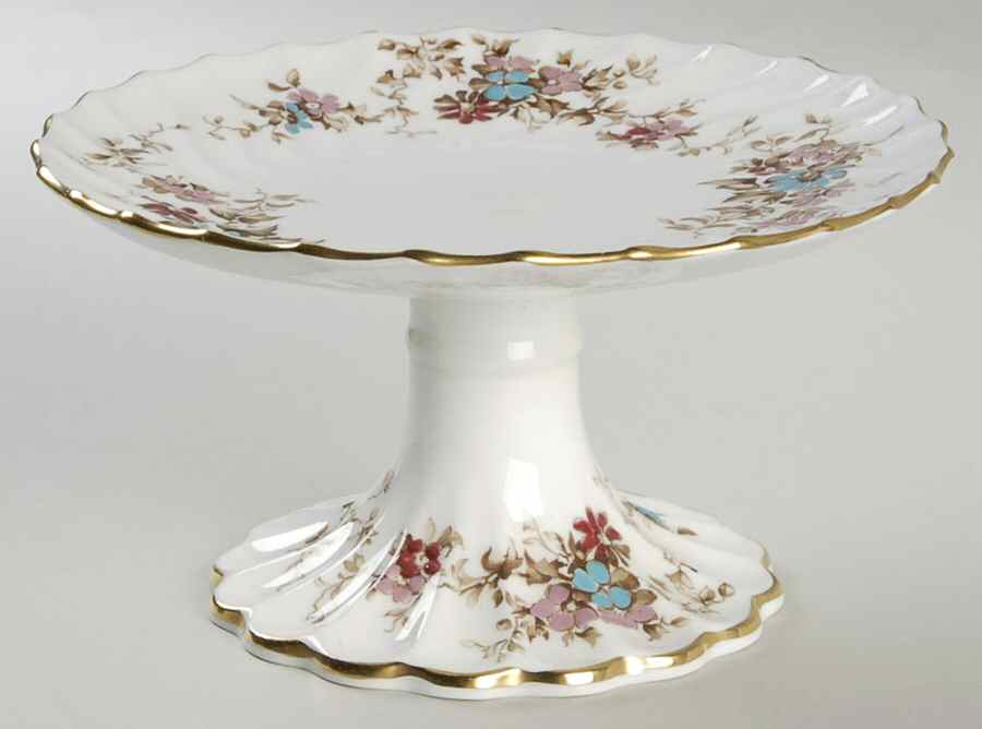 Elizabethan Round Compote (Height X Width) by Crown Staffordshire-1