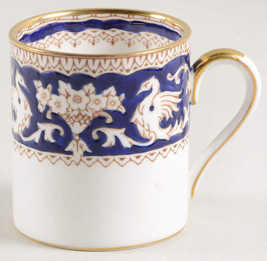 Ellesmere Cobalt Blue Flat Demitasse Cup by Crown Staffordshire-1