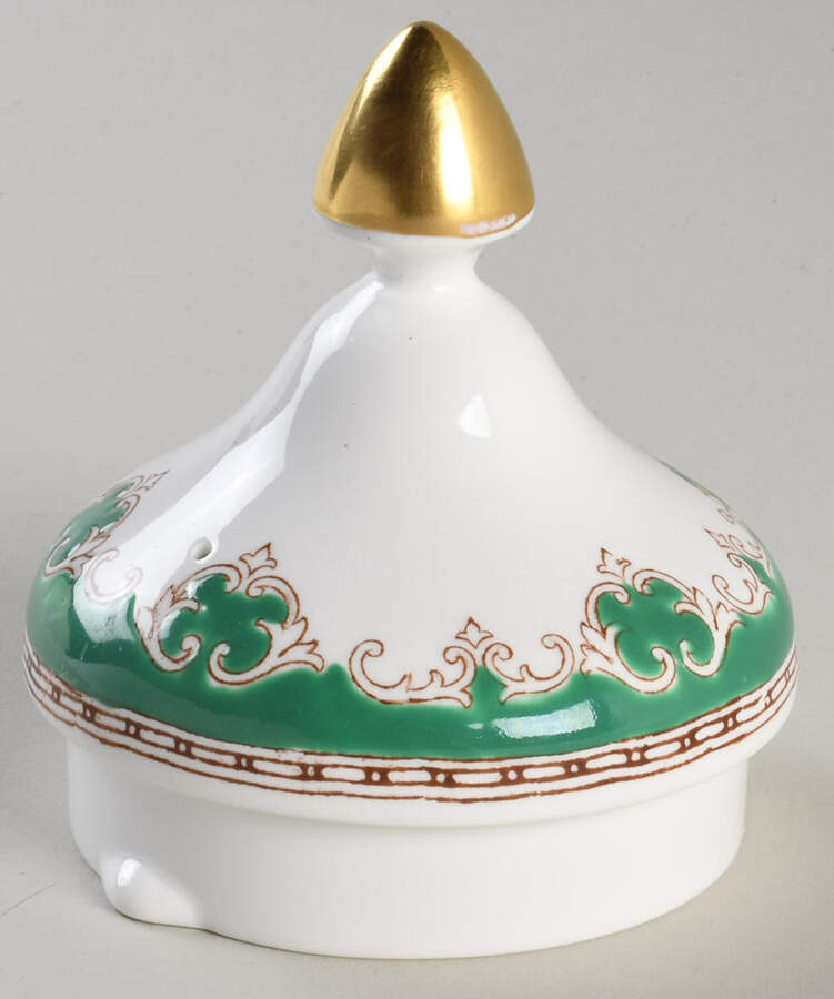 Ellesmere Green Lid for Coffee Pot by Crown Staffordshire-1