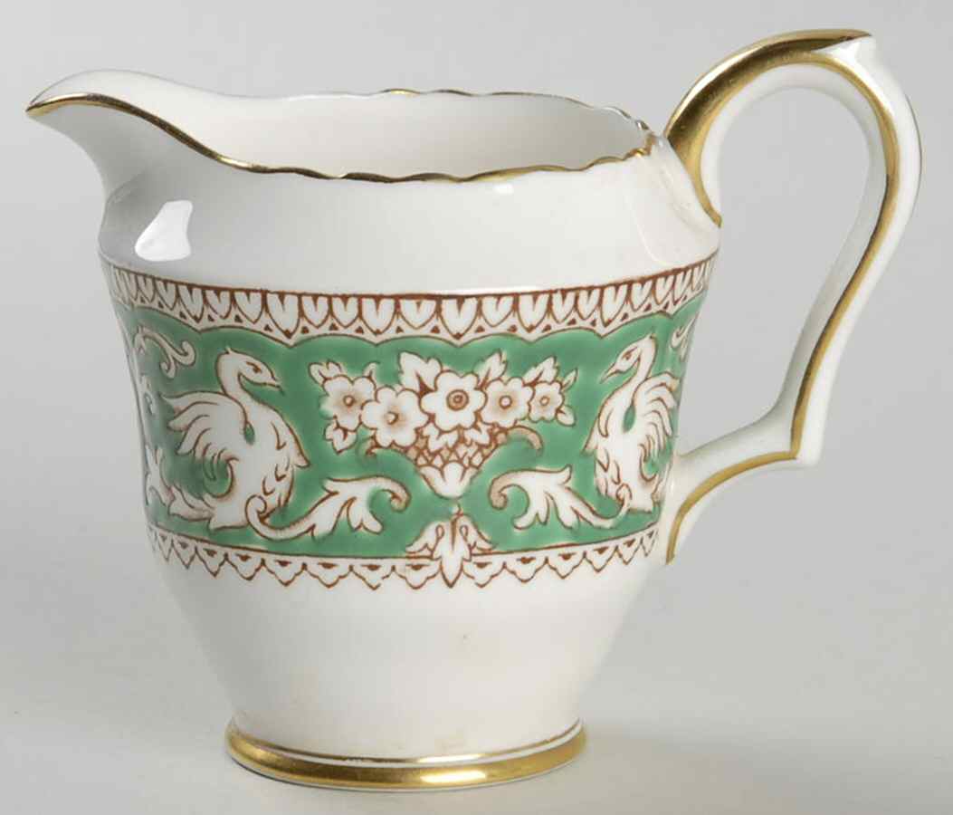 Ellesmere Green Mini Creamer by Crown Staffordshire-1