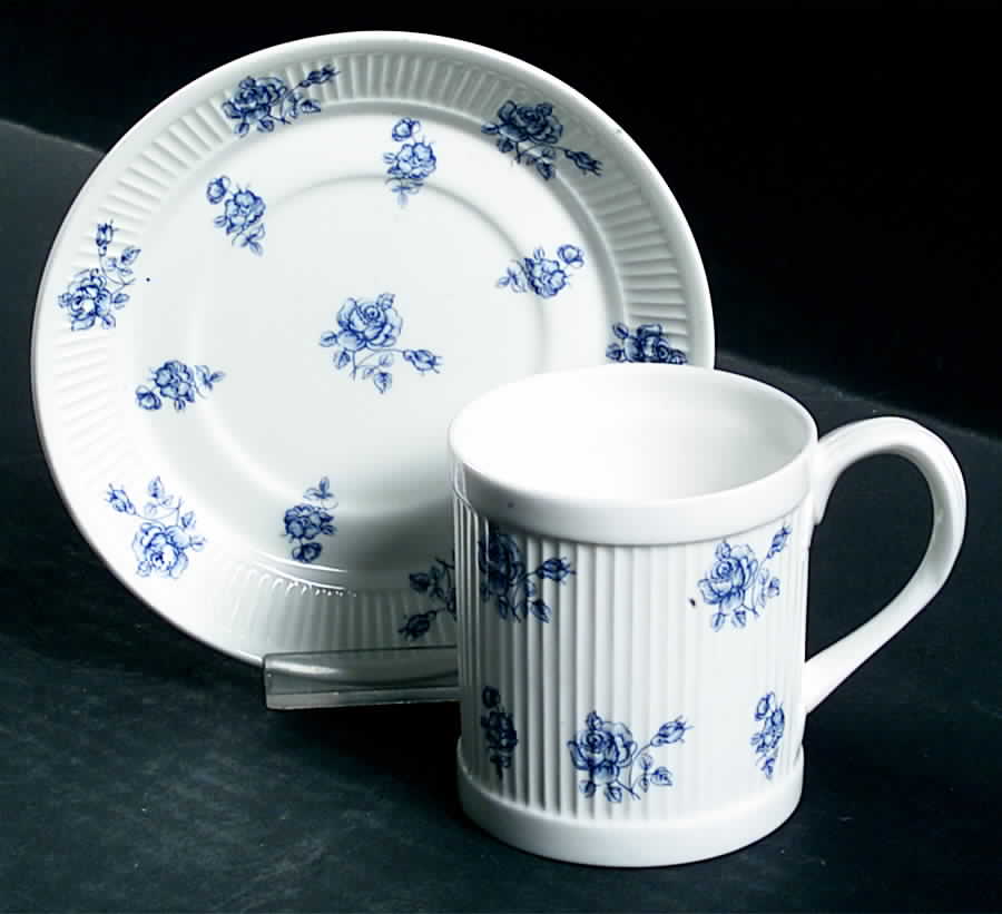 Elsinore Flat Cup & Saucer Set by Crown Staffordshire-1