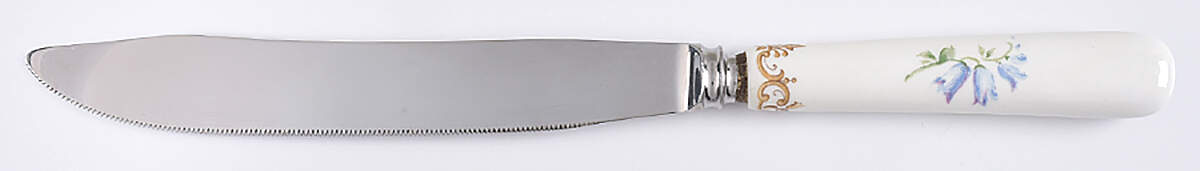 England's Bouquet Large Dinner Knife by Crown Staffordshire-1
