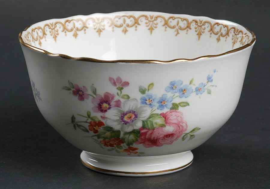 England's Bouquet Open Sugar Bowl by Crown Staffordshire-1