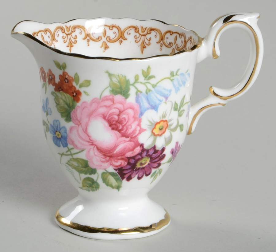 England's Bouquet Mini Creamer by Crown Staffordshire-1