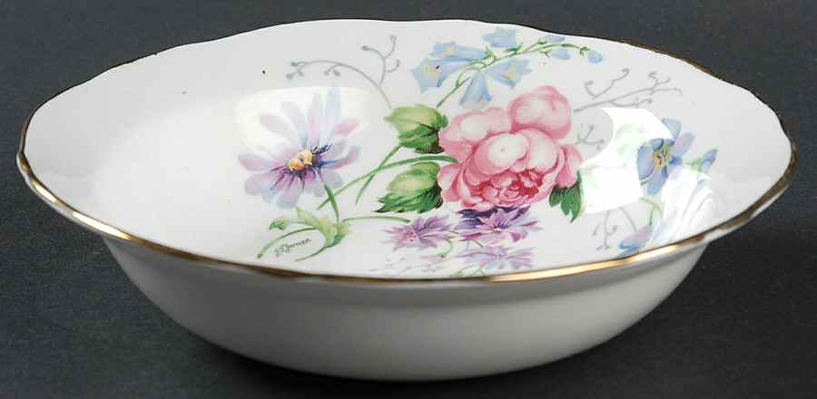 England's Glory (Scalloped) Coupe Cereal Bowl by Crown Staffordshire-1