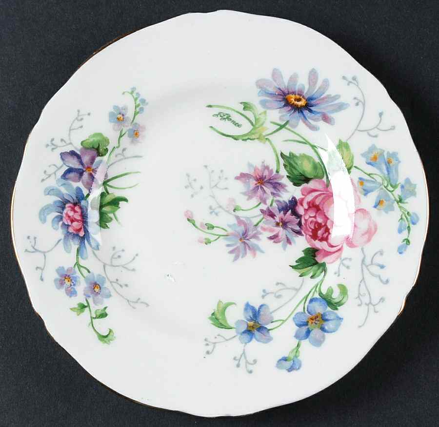 England's Glory (Scalloped) Bread & Butter Plate by Crown Staffordshire-1