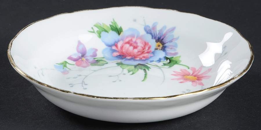 England's Glory (Scalloped) Fruit/Dessert (Sauce) Bowl by Crown Staffordshire-1