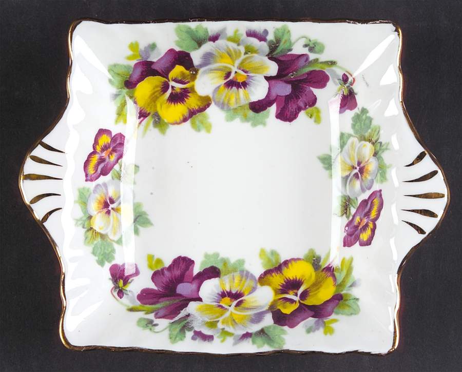 F15069 5" Square Sweet Meat by Crown Staffordshire-1