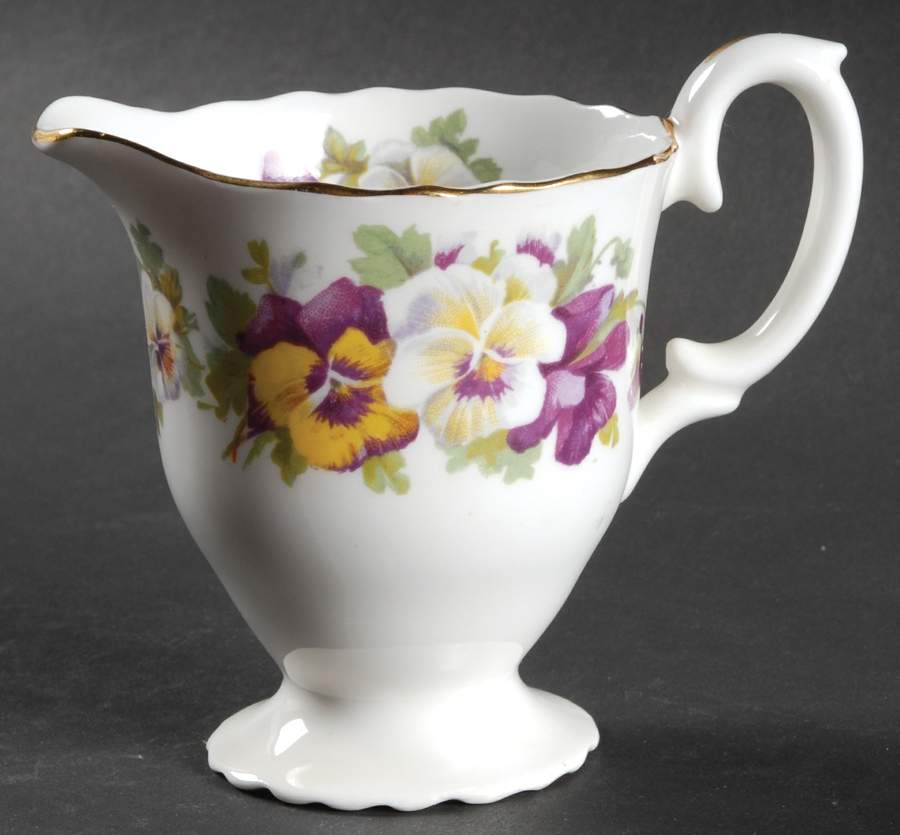 F15069 Creamer by Crown Staffordshire-1