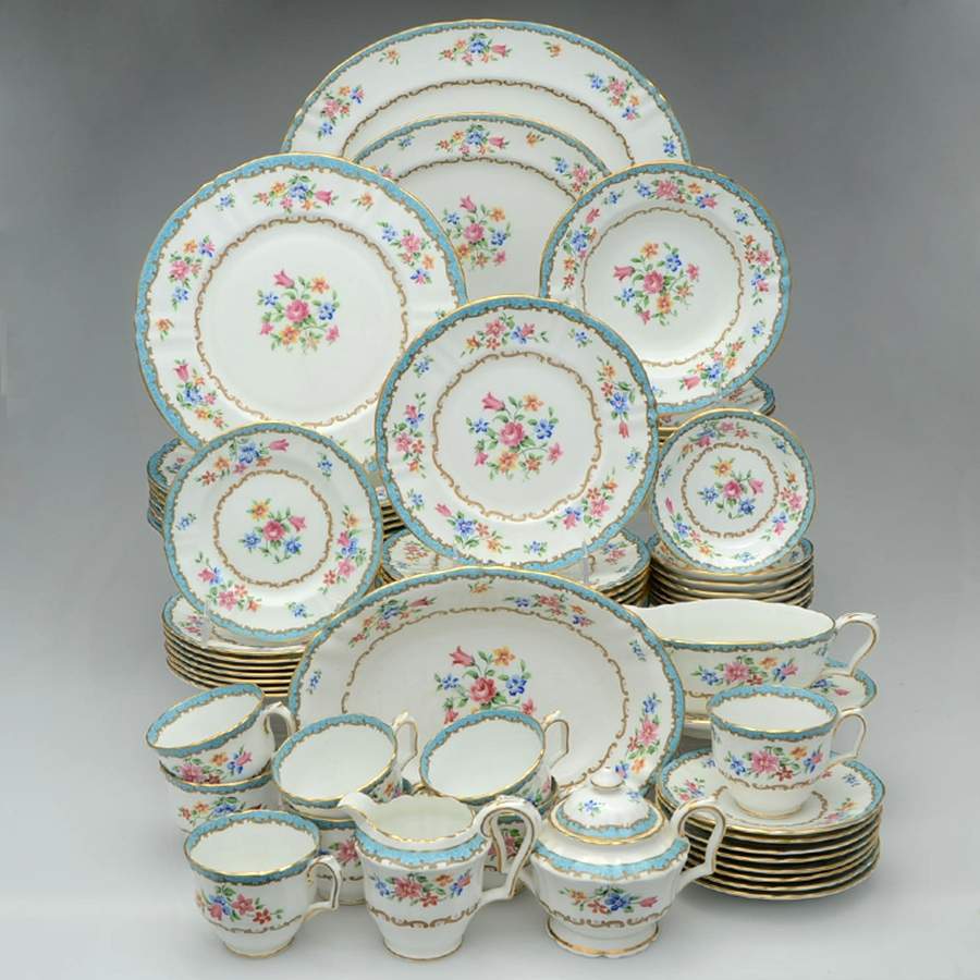 F16164 64 Piece Set by Crown Staffordshire-1