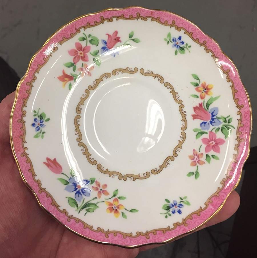 F16165 Saucer by Crown Staffordshire-1
