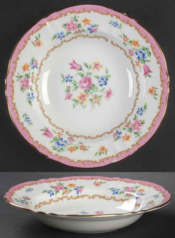 F16165 Rim Soup Bowl by Crown Staffordshire-1