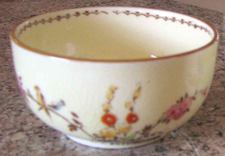 Flower Garden Open Sugar Bowl by Crown Staffordshire-1