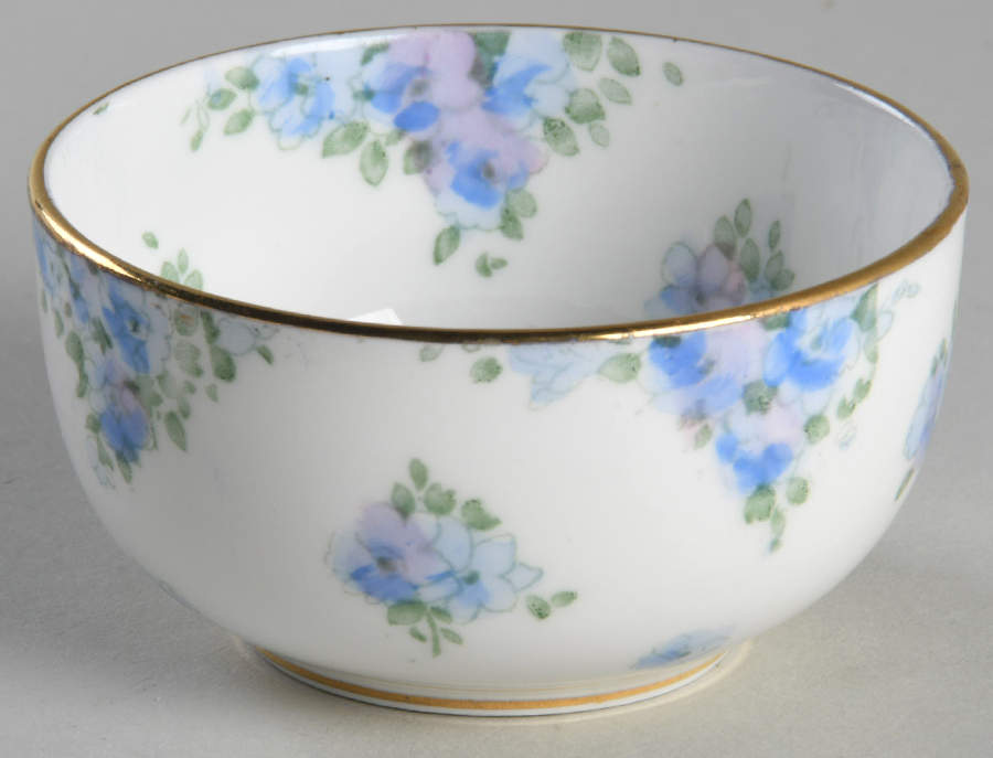 Forget Me Not Mini Open Sugar Bowl by Crown Staffordshire-1