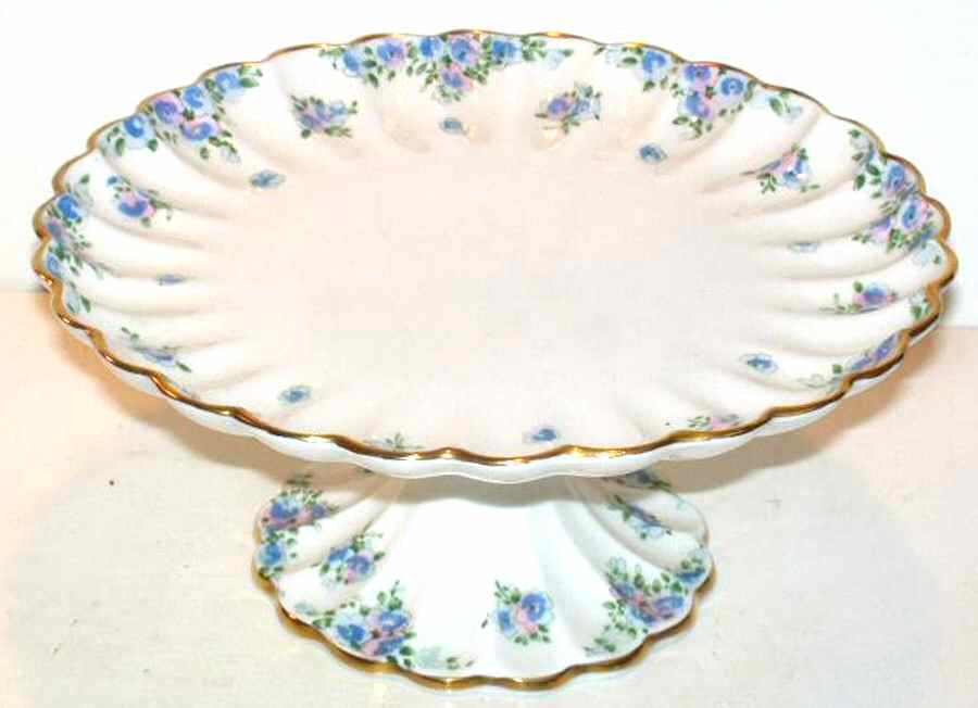 Forget Me Not Round Compote (Height X Width) by Crown Staffordshire-1