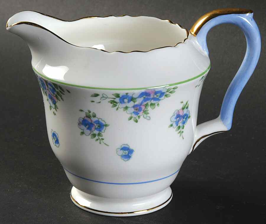 Forget Me Not Creamer by Crown Staffordshire-1