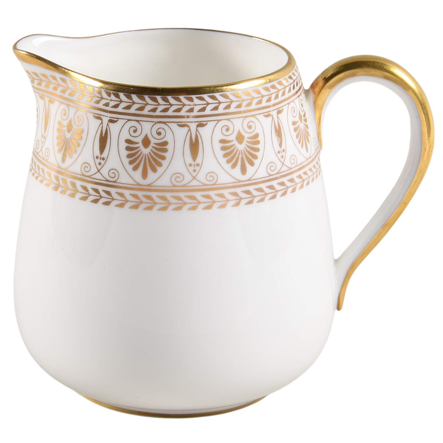 Gold Victoria Creamer by Crown Staffordshire-1