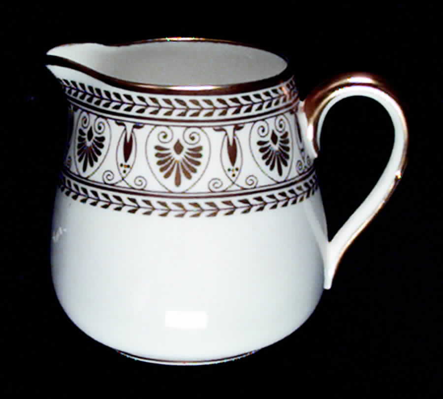 Gold Victoria Mini Creamer by Crown Staffordshire-1