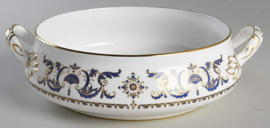 Grosvenor Square Round Vegetable No Lid by Crown Staffordshire-1