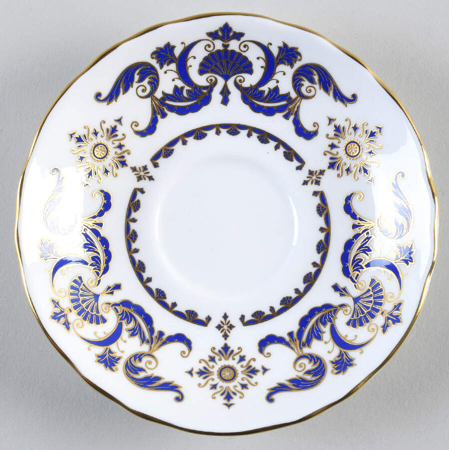 Grosvenor Square Saucer for Footed Cup by Crown Staffordshire-1