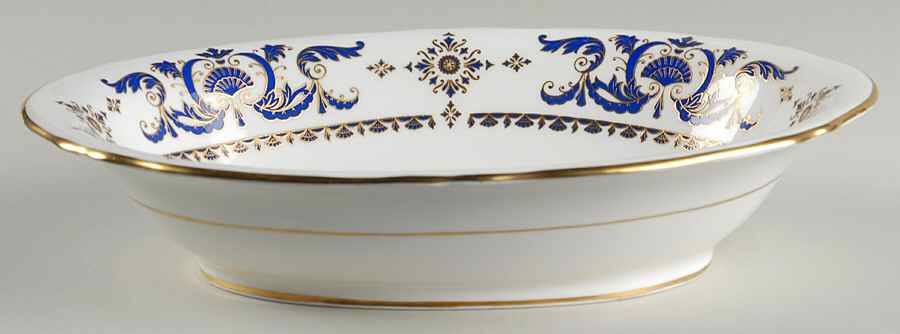 Grosvenor Square 10" Oval Vegetable Bowl by Crown Staffordshire-1