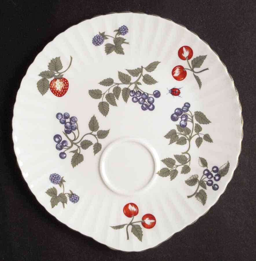 Hampton Snack Plate by Crown Staffordshire-1