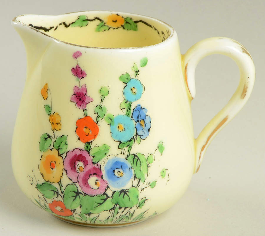 Hollyhock Mini Creamer by Crown Staffordshire-1