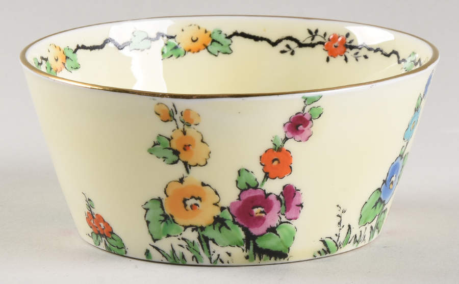 Hollyhock Open Sugar Bowl by Crown Staffordshire-1